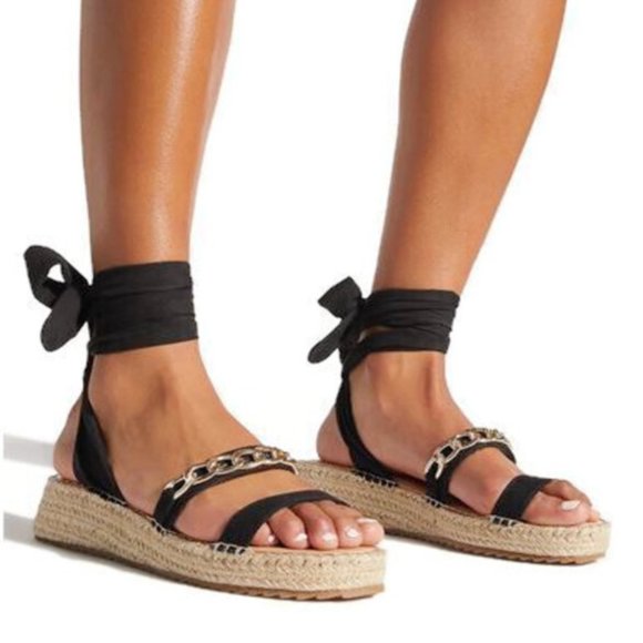 Shoe Dazzle Radly Platform Espadrille Sandal - Picture 4 of 5